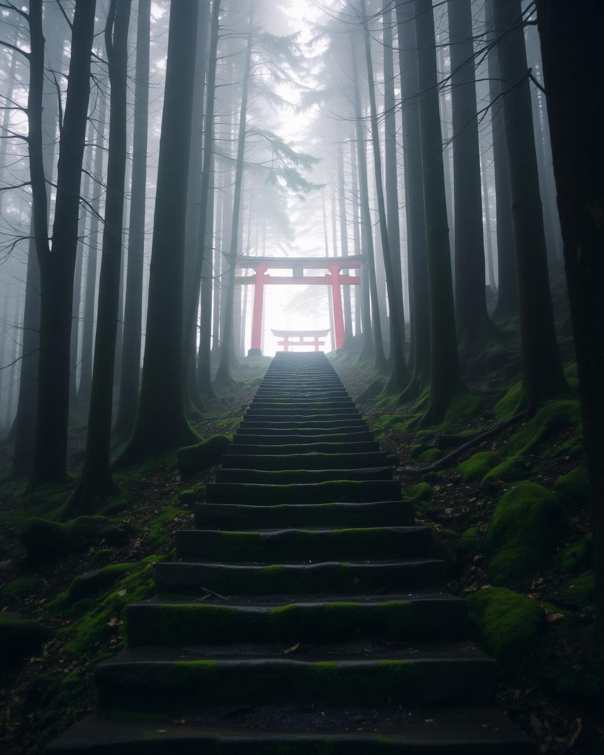 Paysages de Kumano Kodo au Japon