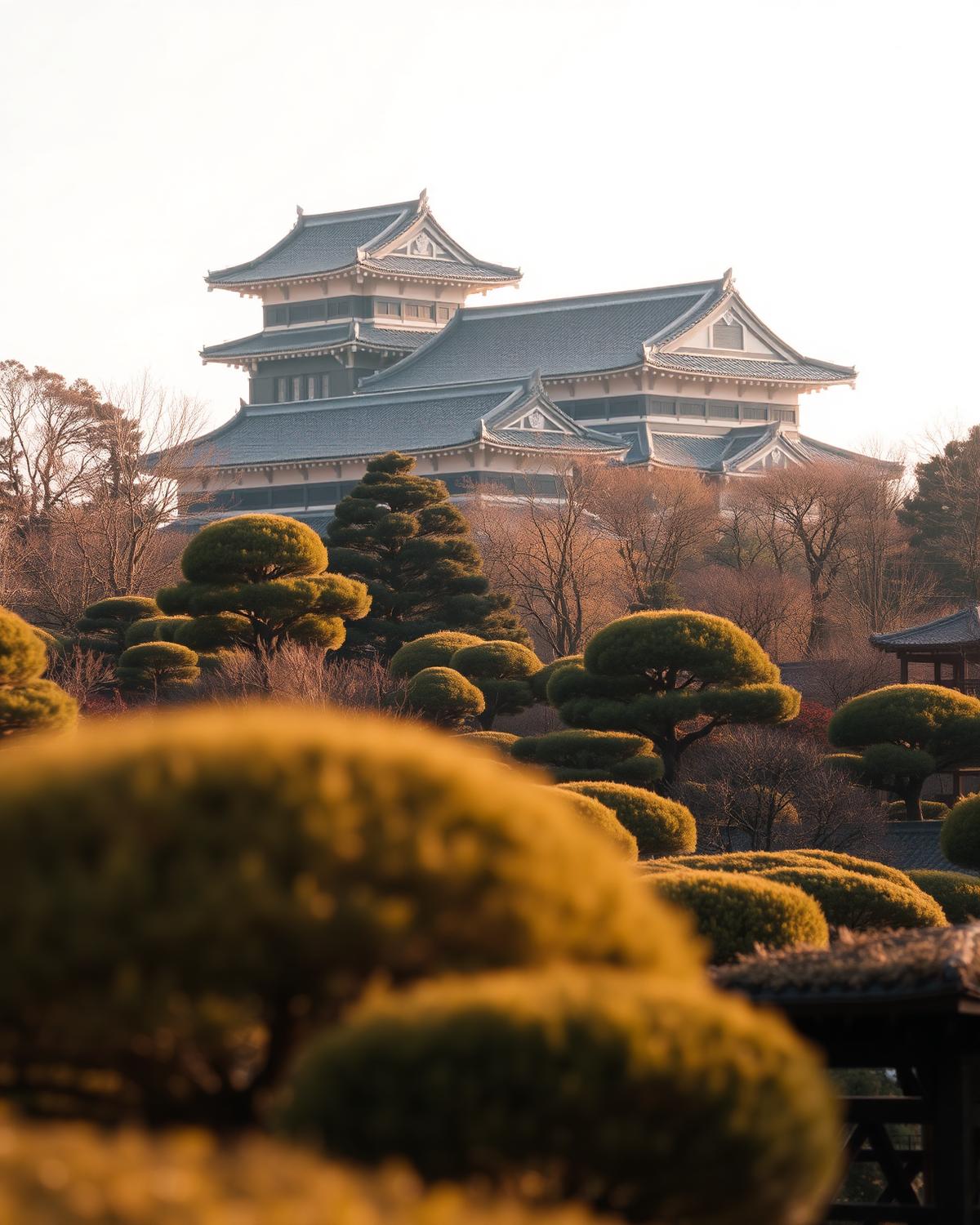 Paysages de Okayama au Japon